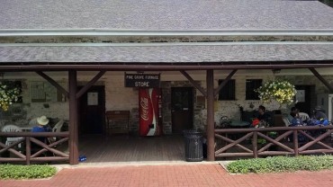 Pine Grove Genera Store right on trail in PA